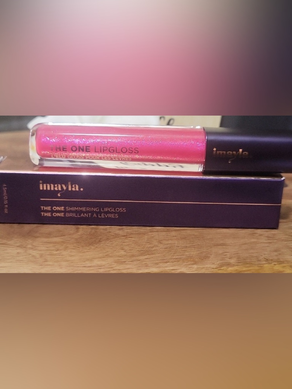 Imayla The One Shimmering Lipgloss — Sparkling  Soft Pink